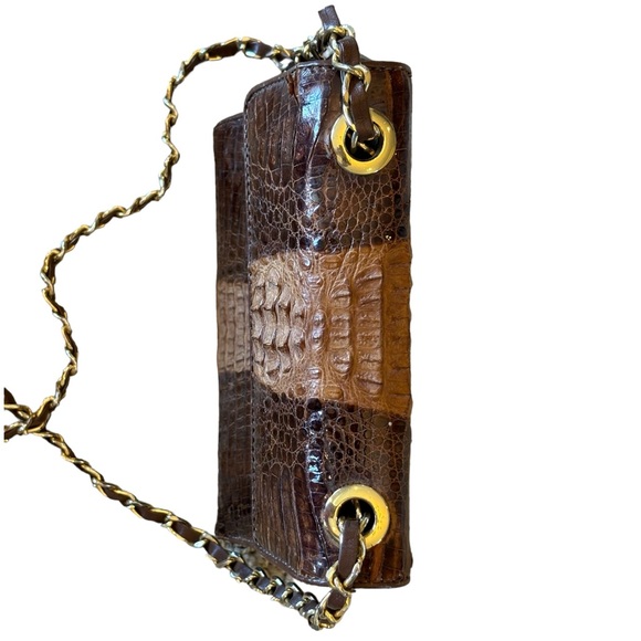 Crocodile Petite Handbag - Picture 3 of 10